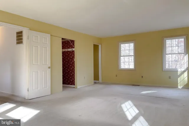 a view of empty room