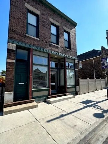 a building with sign broad