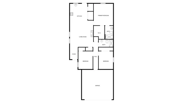 a picture of a bench in front of door