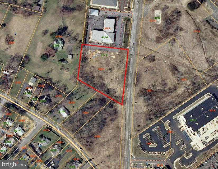 Ariel view of Property