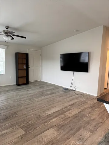 a room with a flat screen tv