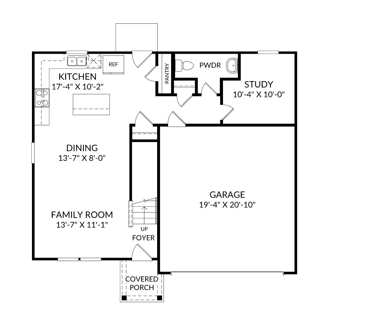7010 Windham Way Ladson, SC 29456 - Photo 4 of 54 Teagan 1st Floor Rendering