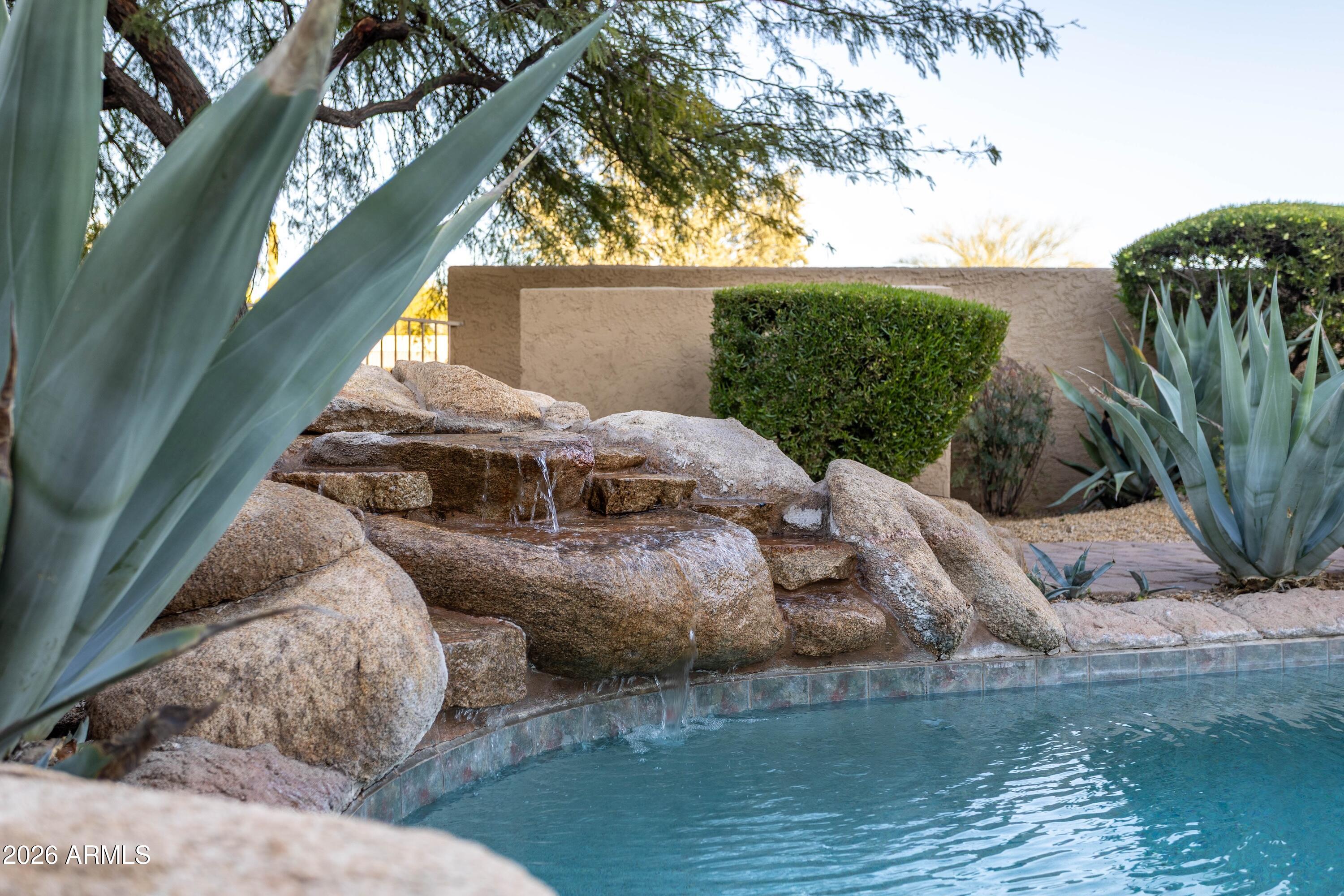 4727 East Rancho Caliente Drive Cave Creek, AZ 85331 - Photo 71 of 78 waterfall