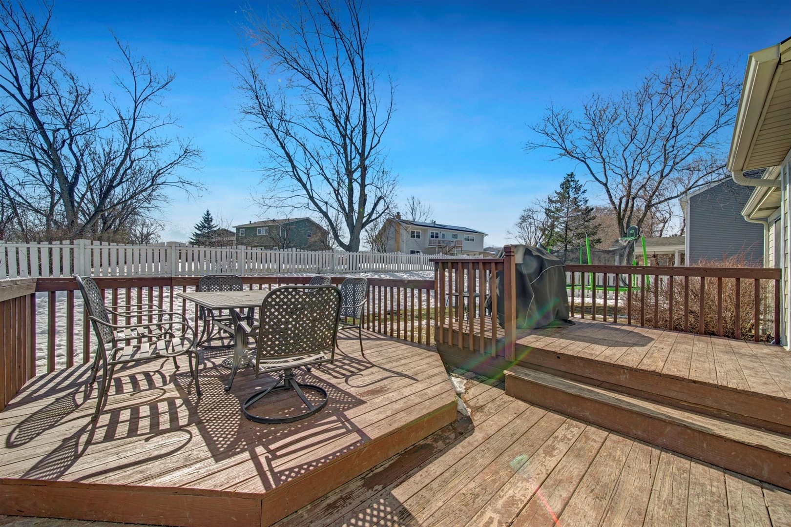 146 Sumac Lane Schaumburg, IL 60193 - Photo 16 of 24 a view of a wooden roof deck