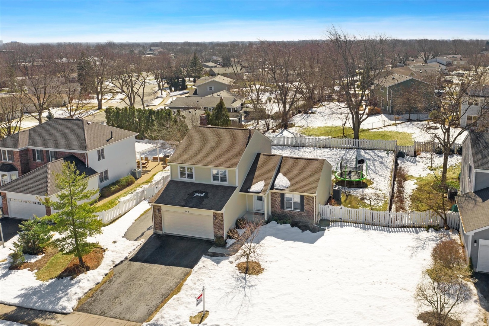 146 Sumac Lane Schaumburg, IL 60193 - Photo 18 of 24 an aerial view of a house with a yard
