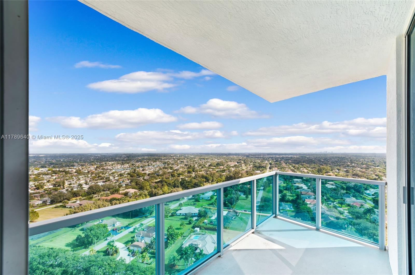 a view of ocean from a balcony