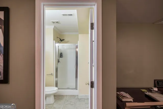 a view of house with patio outdoor seating