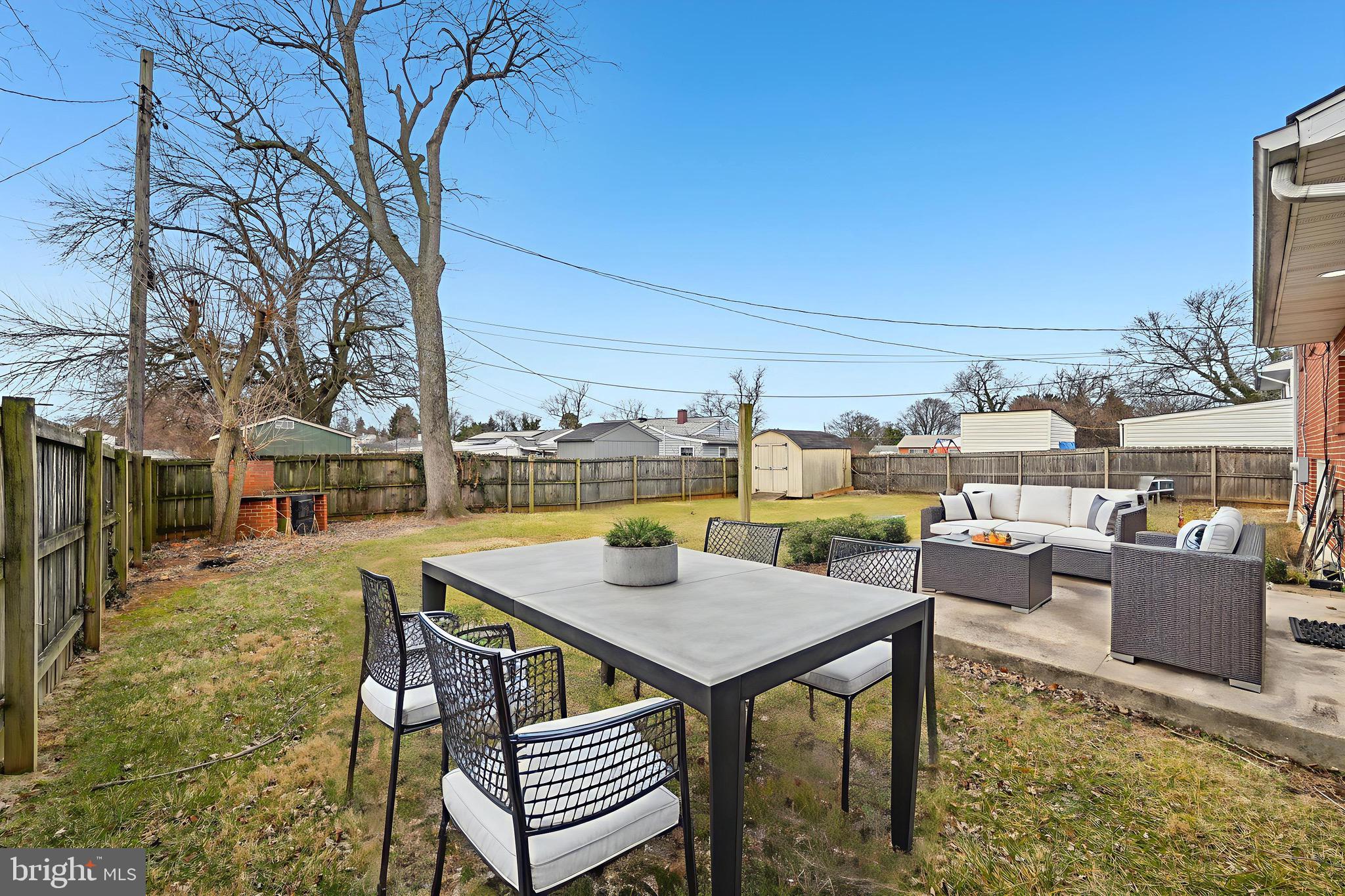 6003 Johnnycake Road Catonsville, MD 21228 - Photo 46 of 59 Virtually staged backyard