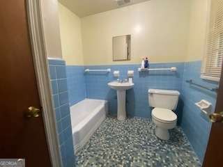 225 Old 29 Highway Hartwell, GA 30643 - Photo 14 of 14 a bathroom with a sink a toilet and a mirror