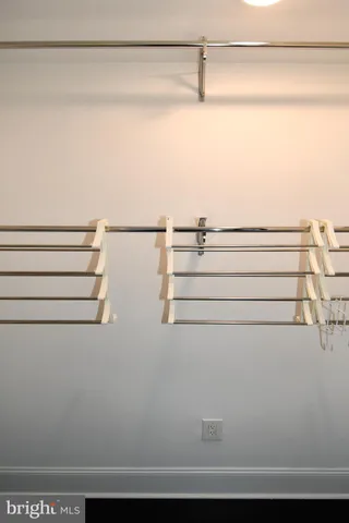 a close view of closet