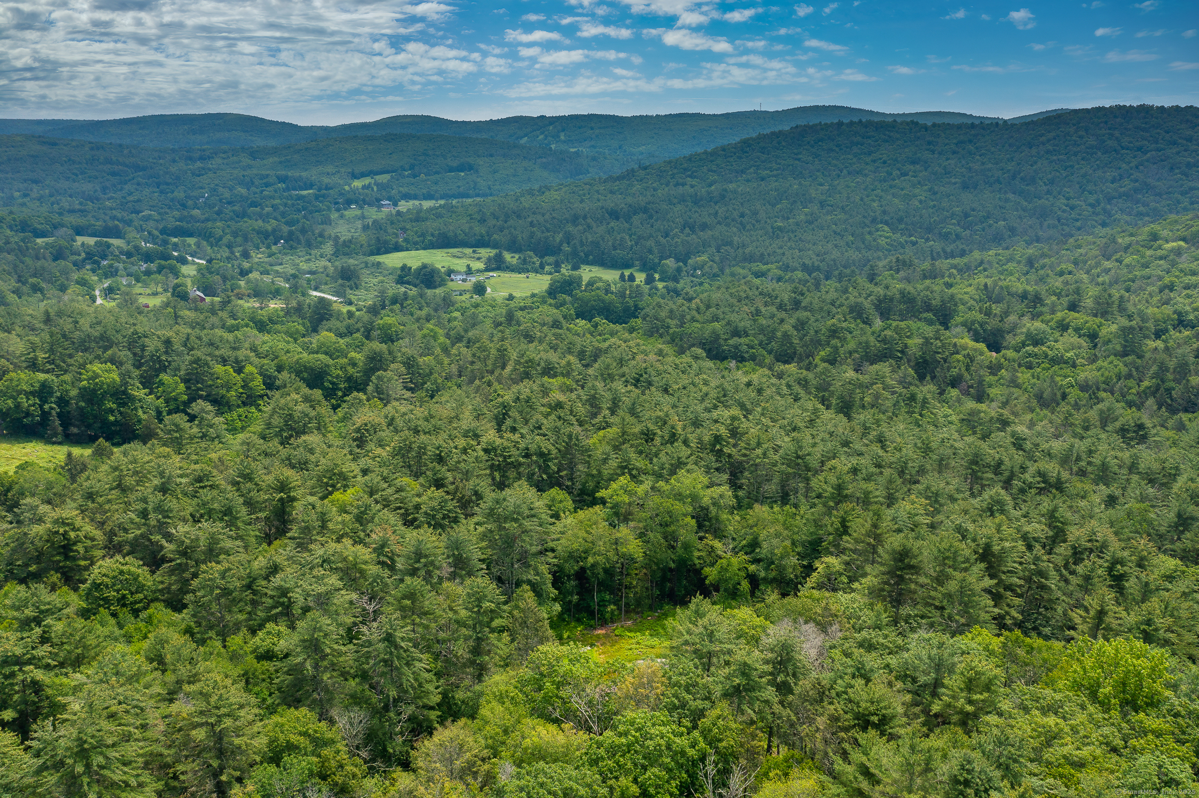50 Popple Swamp Road Cornwall, CT 06754 - Photo 16 of 19 a view of a lush green hillside and a houses