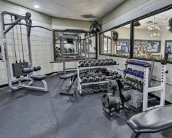 46 Floral Court Ellijay, GA 30540 - Photo 35 of 38 a view of a room with gym equipment