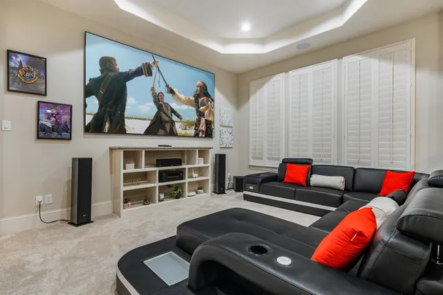 a room with furniture and a lamp