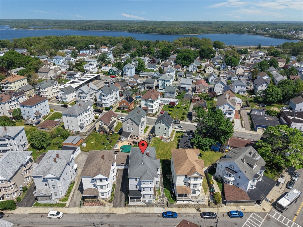196 Irving Street Fall River, MA 02723 - Photo 33 of 34 an aerial view of residential houses with outdoor space