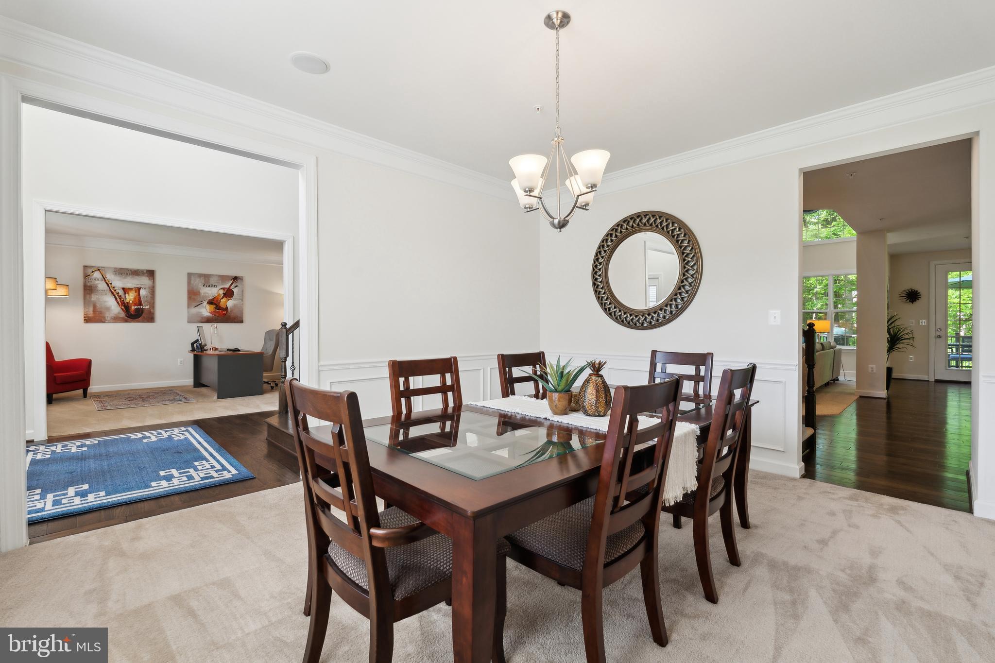 683 Loch Haven Road Edgewater, MD 21037 - Photo 15 of 52 Detailed wainscoting and oversized crown
