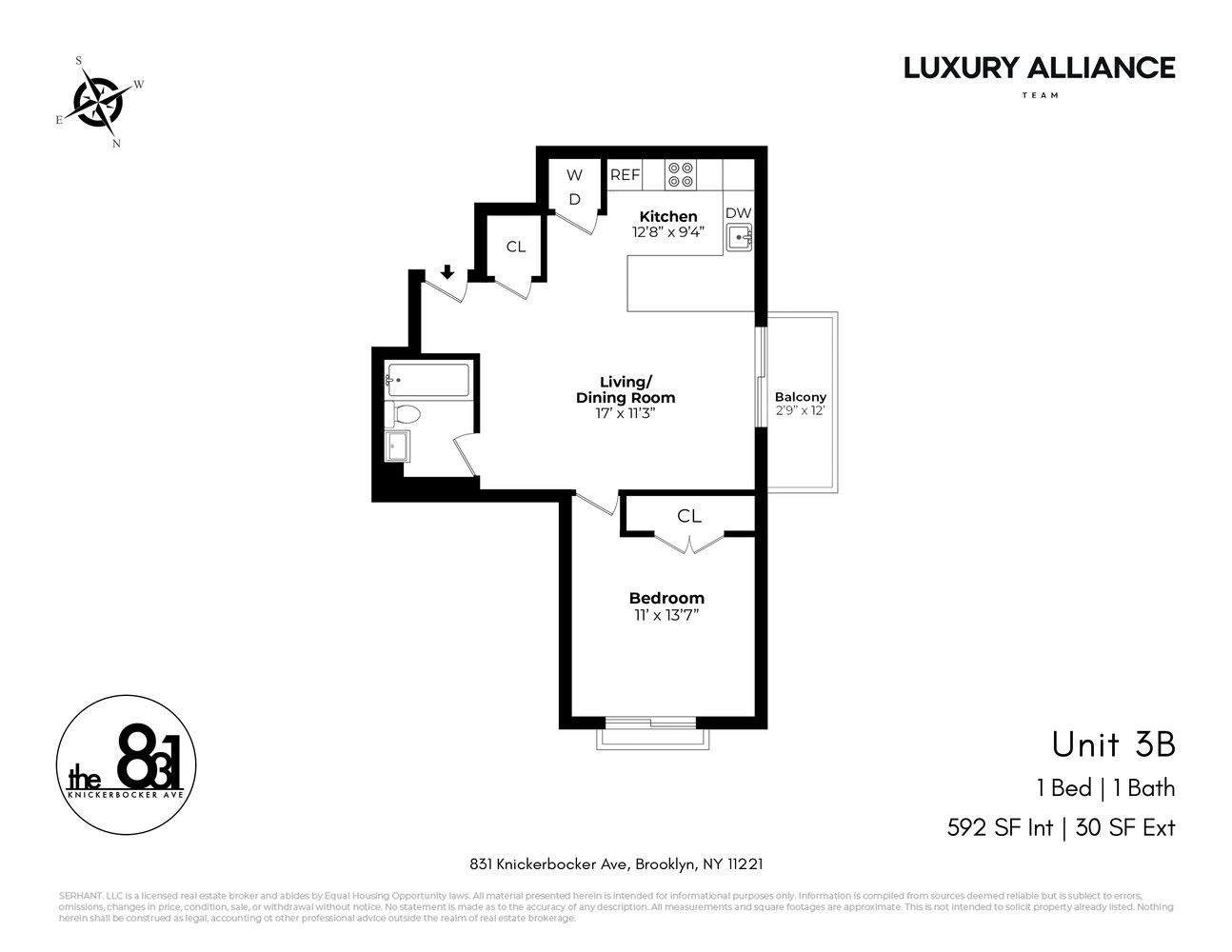 831 Knickerbocker Avenue, Unit 3B Brooklyn, NY 11207 - Photo 11 of 11 a picture of a book and a white bed