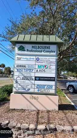 a view of a sign board