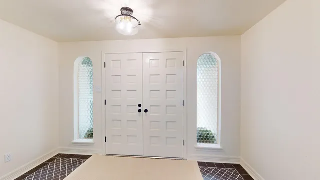 a view of an empty room