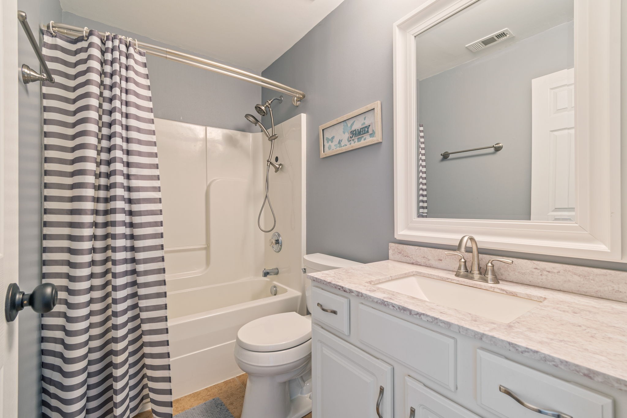 3517 Union Village Road Thompson's Station, TN 37179 - Photo 47 of 94 a bathroom with a granite countertop sink toilet and shower