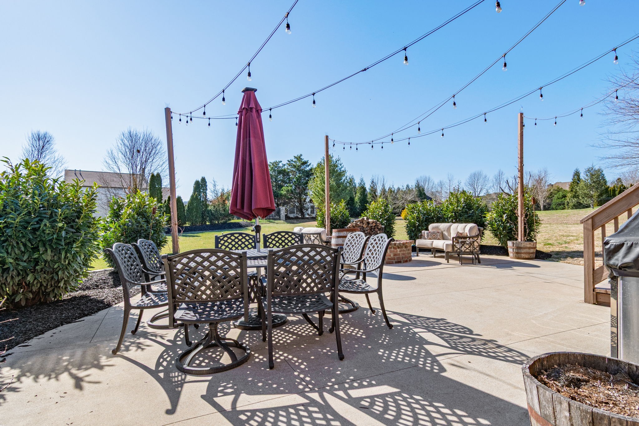 3517 Union Village Road Thompson's Station, TN 37179 - Photo 66 of 94 a view of a patio with a table and chairs