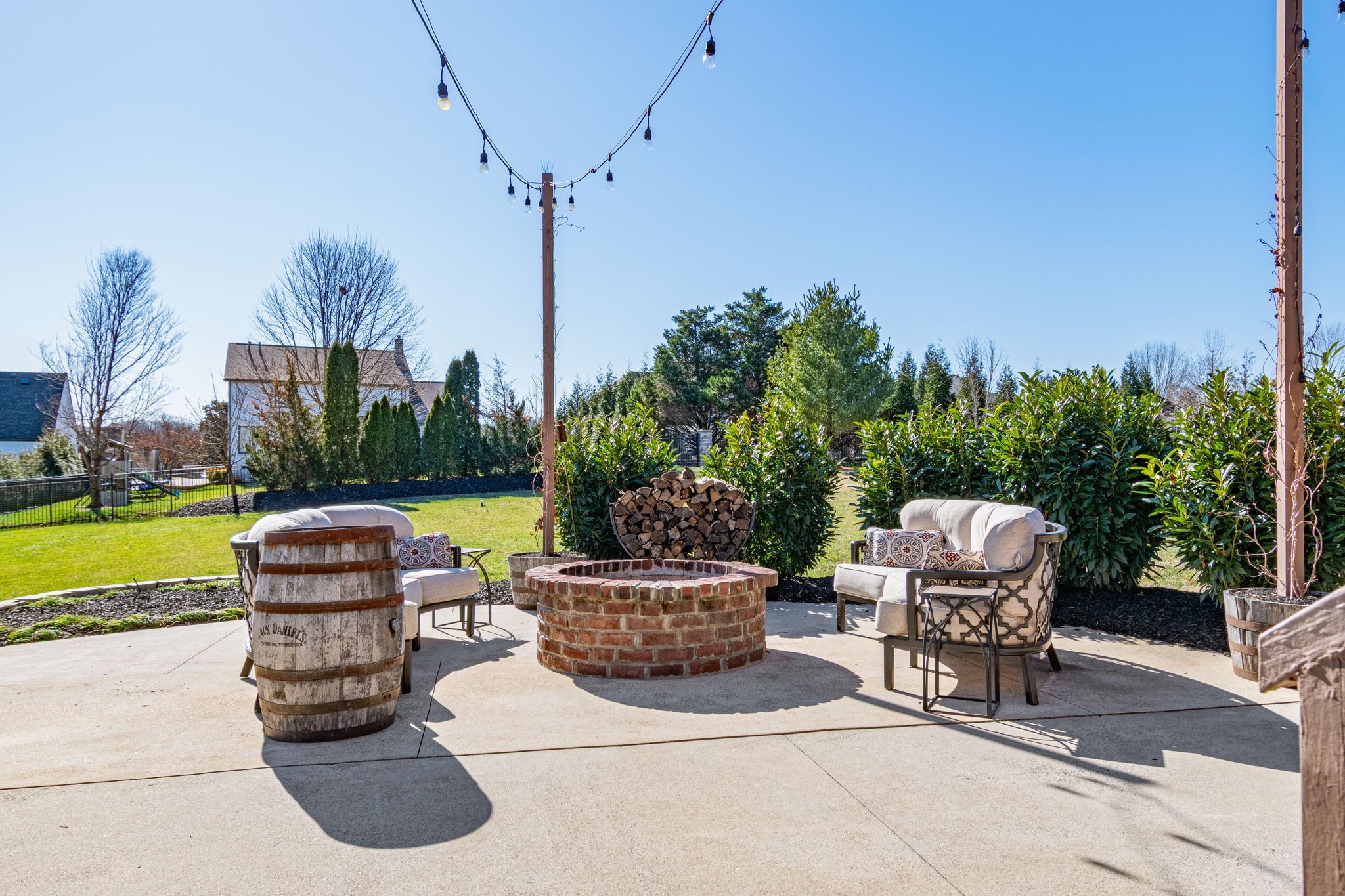 3517 Union Village Road Thompson's Station, TN 37179 - Photo 67 of 94 a view of a chairs and table in the patio with a swimming pool