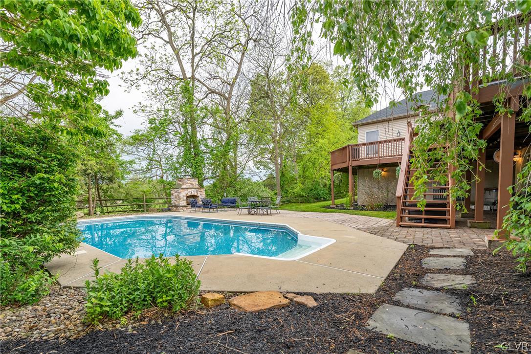 1618 Knollwood Road Bethlehem, PA 18015 - Photo 29 of 31 Pool looking toward deck