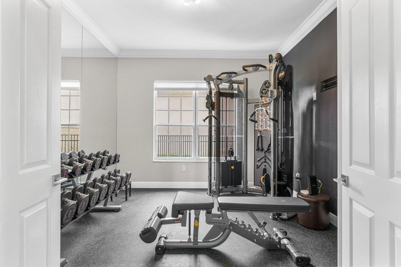8626 Daystar Ridge Point Boynton Beach, FL 33473 - Photo 18 of 58 gym/Downstairs 2
