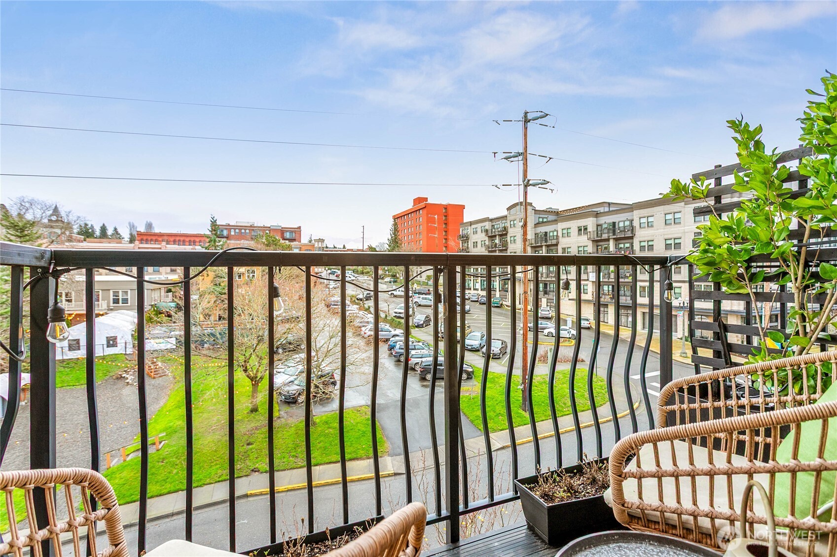 1310 10th Street, Unit 408 Bellingham, WA 98225 - Photo 17 of 33 a view of a balcony with furniture
