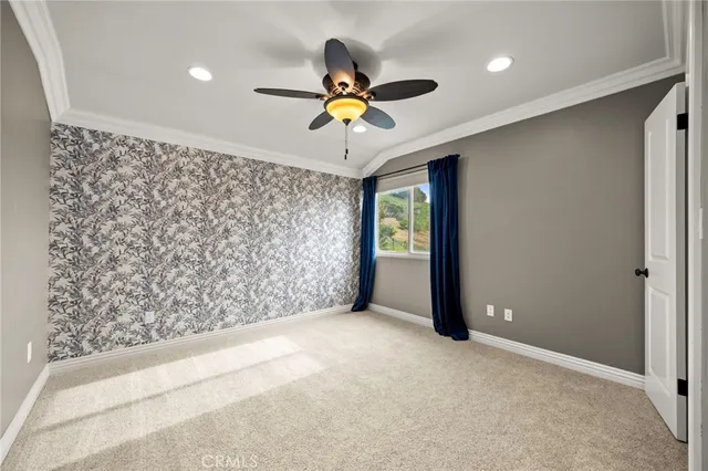 a view of a city with mountains in the background