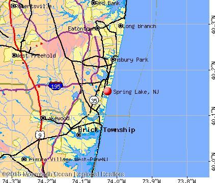 33 Locust Way Spring Lake Heights, NJ 07762 - Photo 31 of 33 map of SL AP shoreline