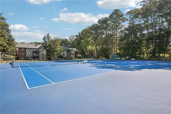 a view of a tennis court