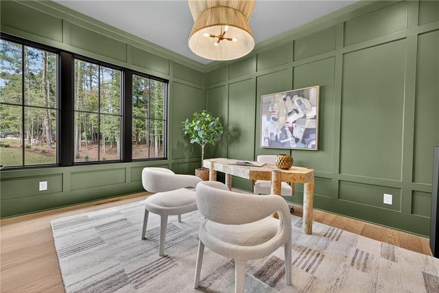 a kitchen with a cabinets and a stove top oven