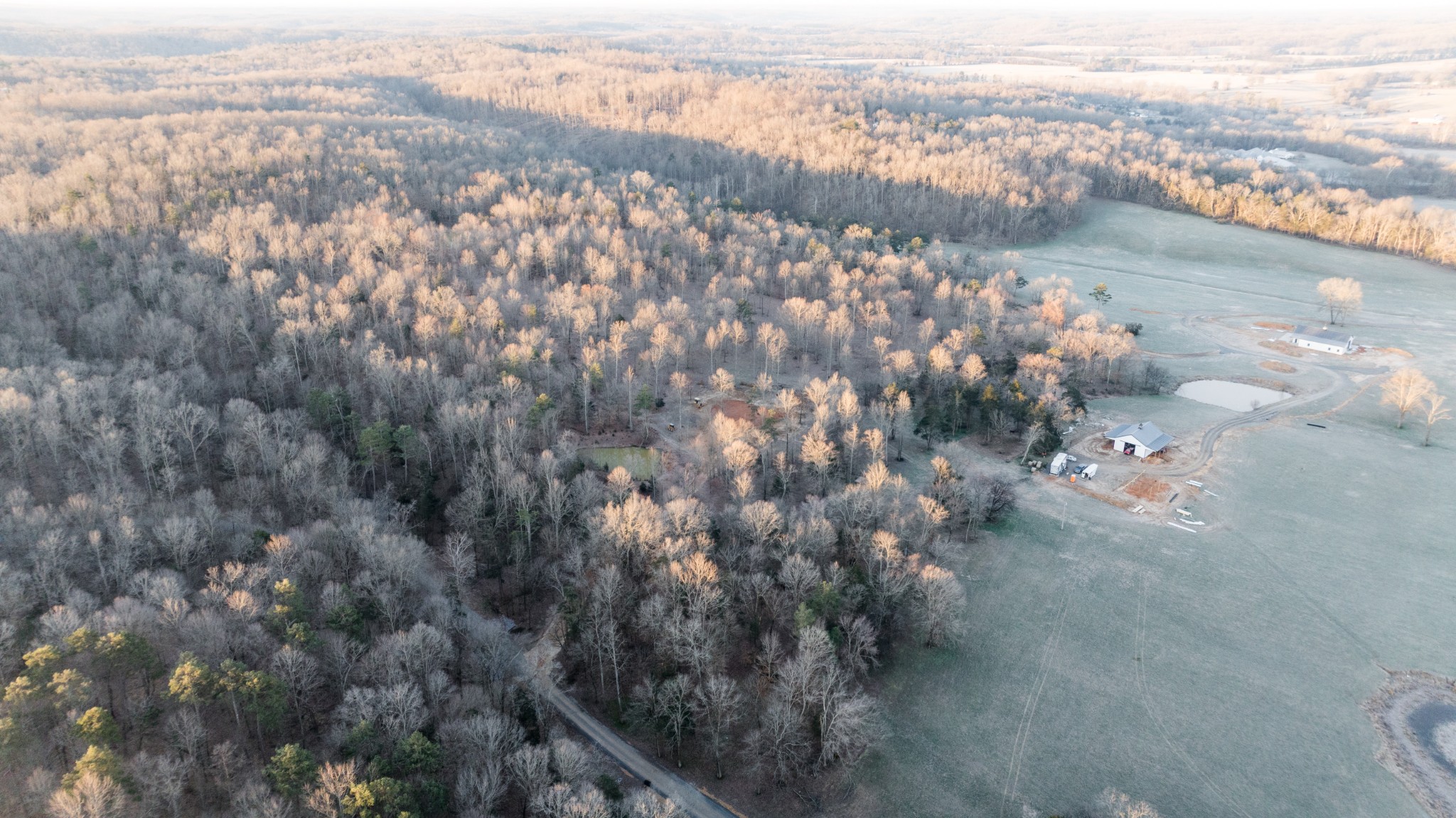a view of city and mountain