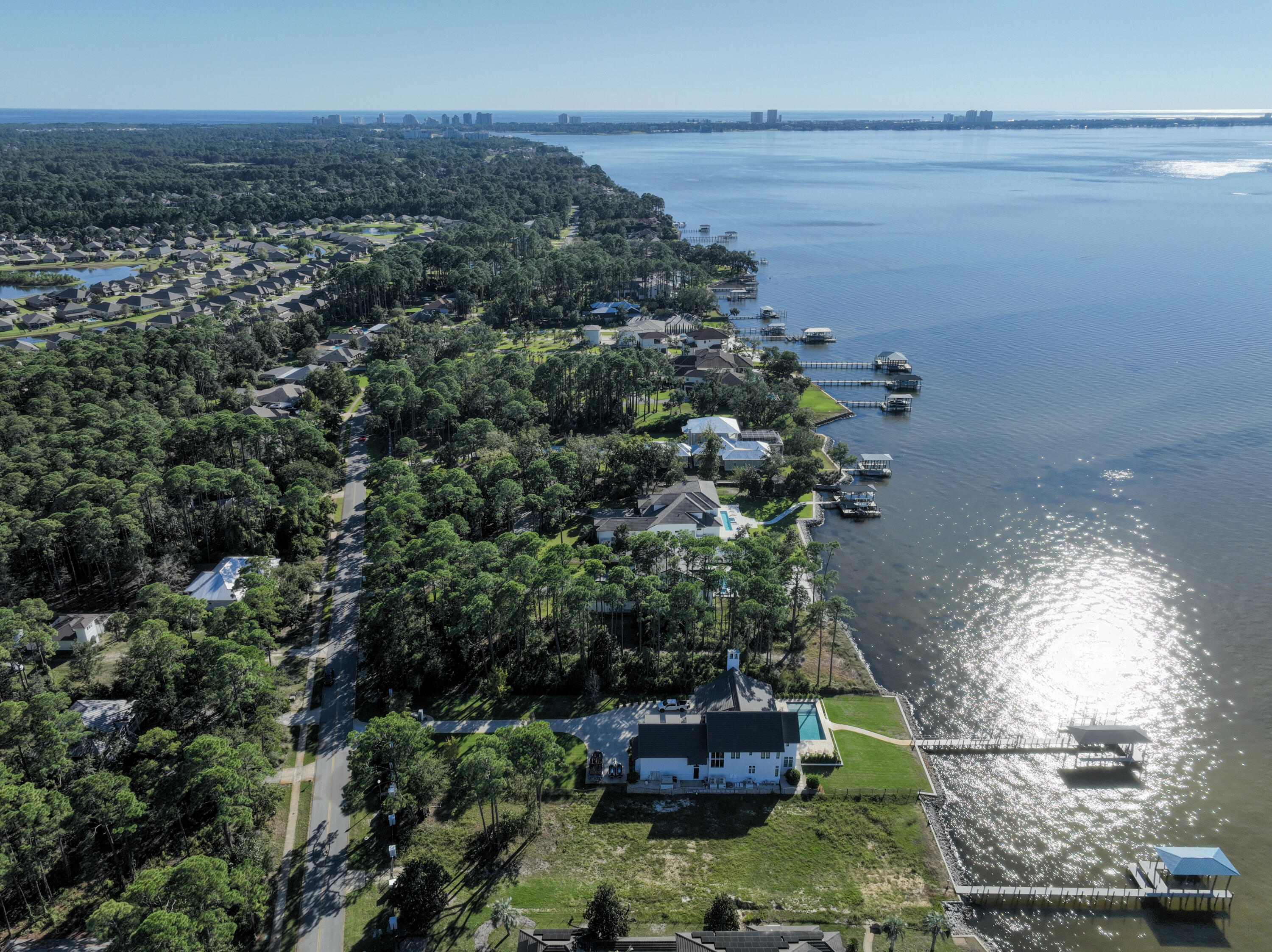643 Driftwood Point Road Santa Rosa Beach, FL 32459 - Photo 15 of 17 a view of a lake with a mountain