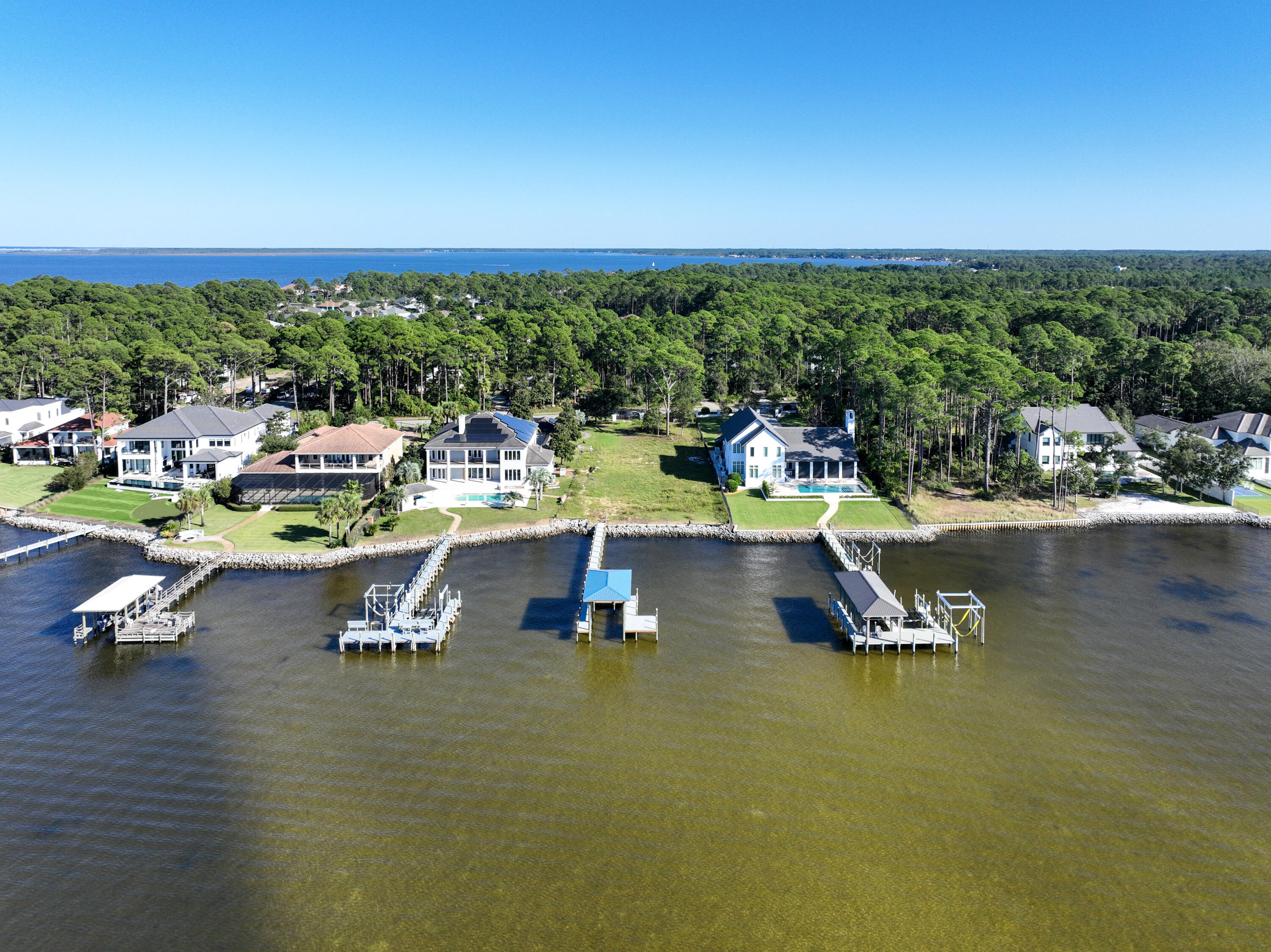643 Driftwood Point Road Santa Rosa Beach, FL 32459 - Photo 8 of 17 a view of a lake with houses
