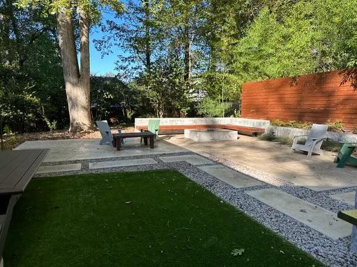 3322 Ocotea Street Raleigh, NC 27607 - Photo 21 of 34 a view of a park with large trees