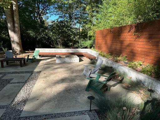 3322 Ocotea Street Raleigh, NC 27607 - Photo 28 of 34 a view of a lake