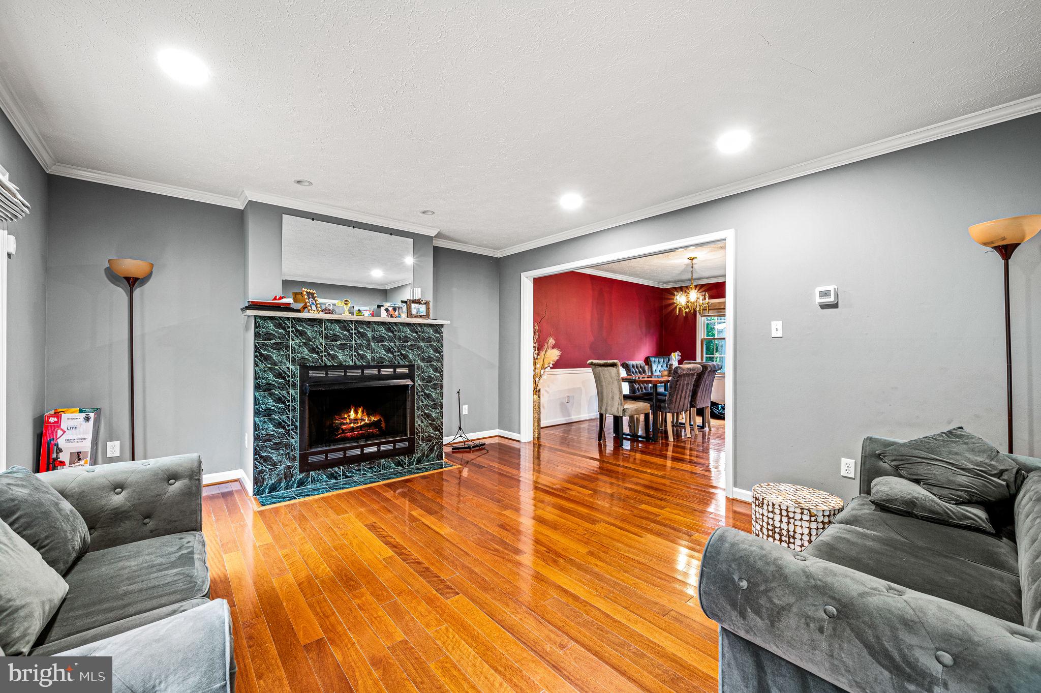 45 West Ridley Avenue Norwood, PA 19074 - Photo 7 of 37 Formal living room with fireplace