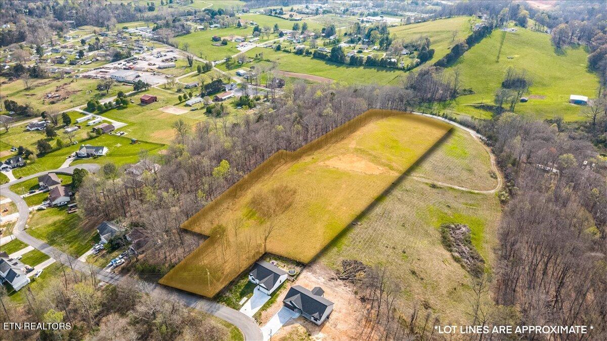 0 Hubbs Grove Road Maynardville, TN 37807 - Photo 4 of 15 Aerial-View-Cleared-Hillside