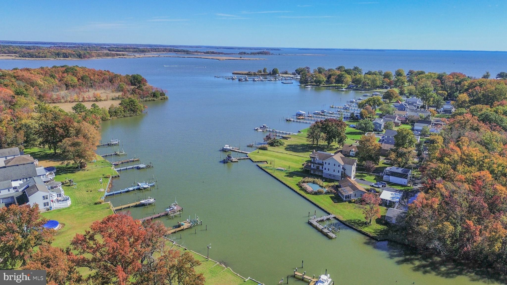 1321 South Seneca Road Middle River, MD 21220 - Photo 21 of 50 an aerial view of lake and residential houses with outdoor space