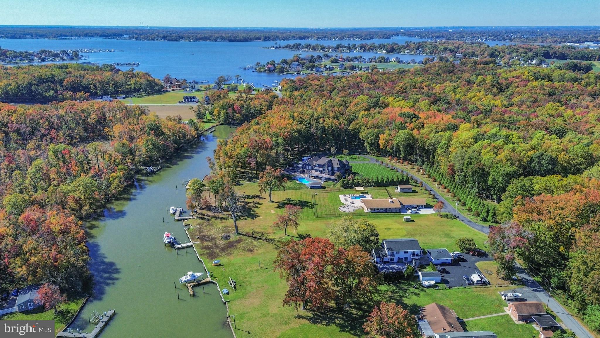 1321 South Seneca Road Middle River, MD 21220 - Photo 36 of 50 an aerial view of a houses with a lake