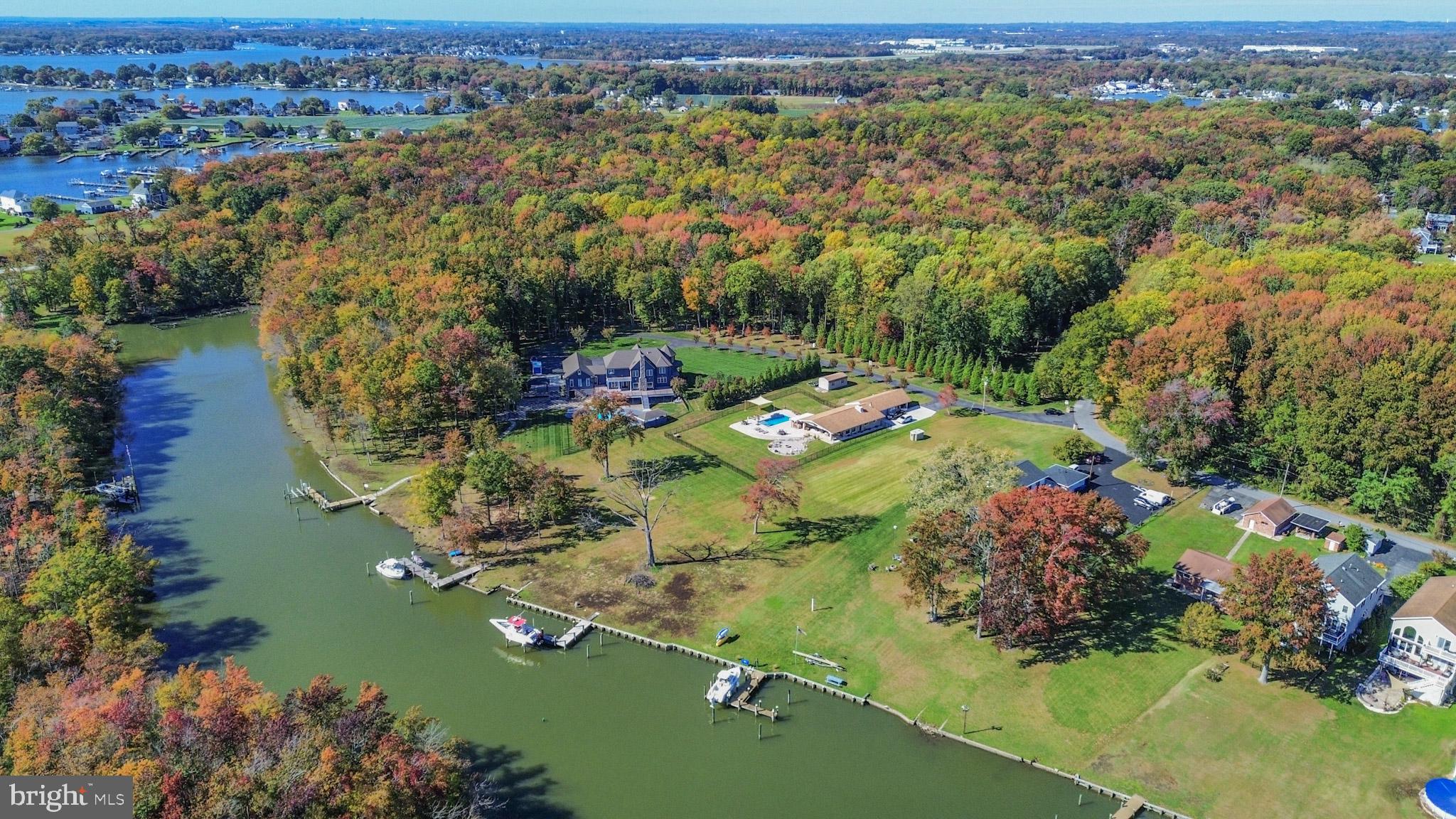 1321 South Seneca Road Middle River, MD 21220 - Photo 39 of 50 an aerial view of a houses with a lake