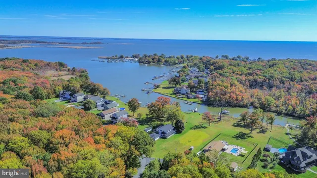 a view of lake with ocean