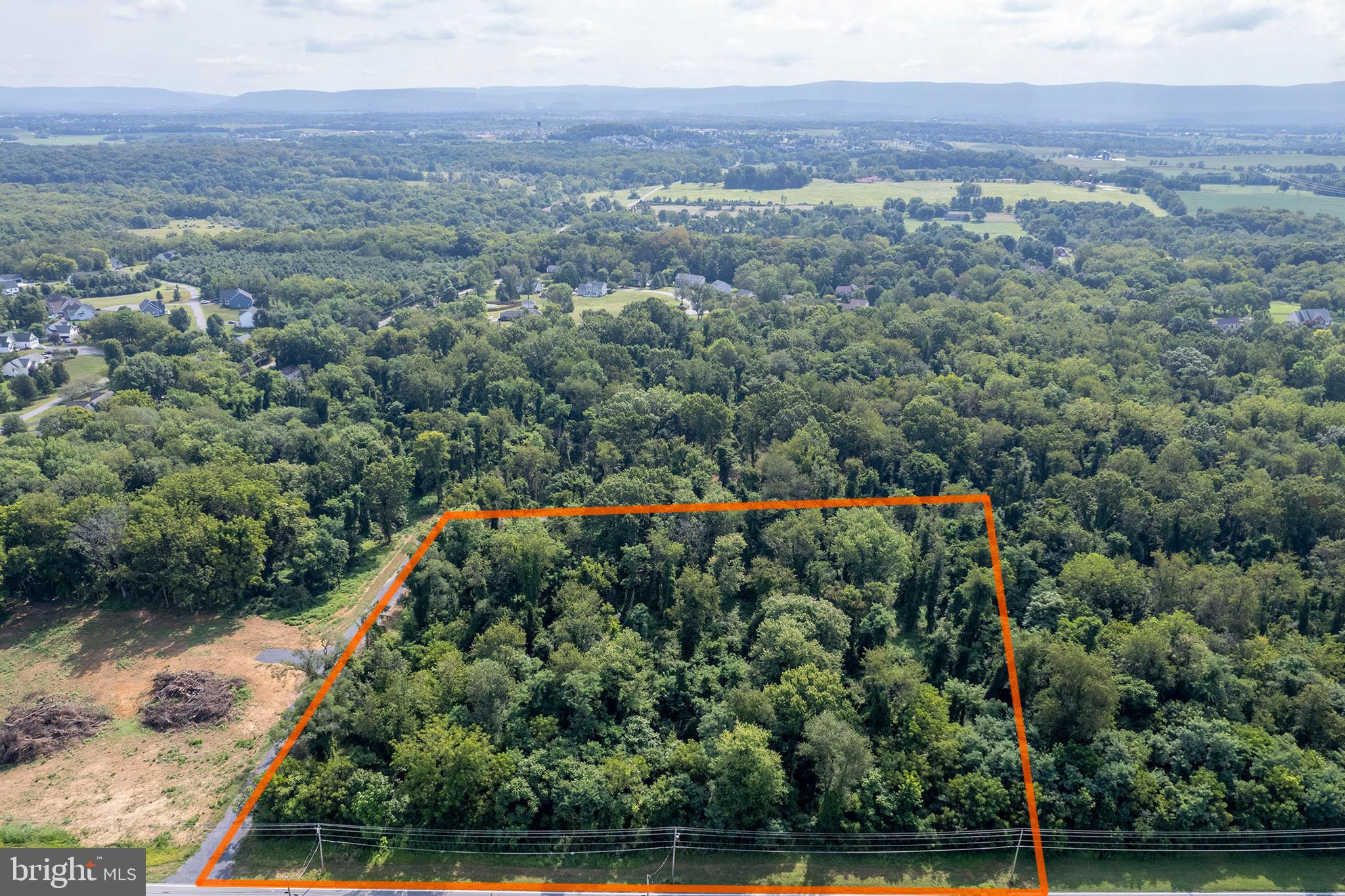 Tbd Tbd Huyett Road Charles Town, WV 25414 - Photo 8 of 15 Drone's eye view of lot