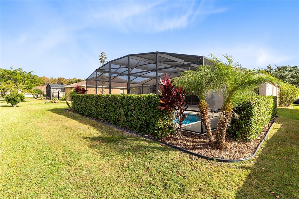 3510 Pawleys Loop South St. Cloud, FL 34769 - Photo 26 of 32 a view of a swimming pool with a yard