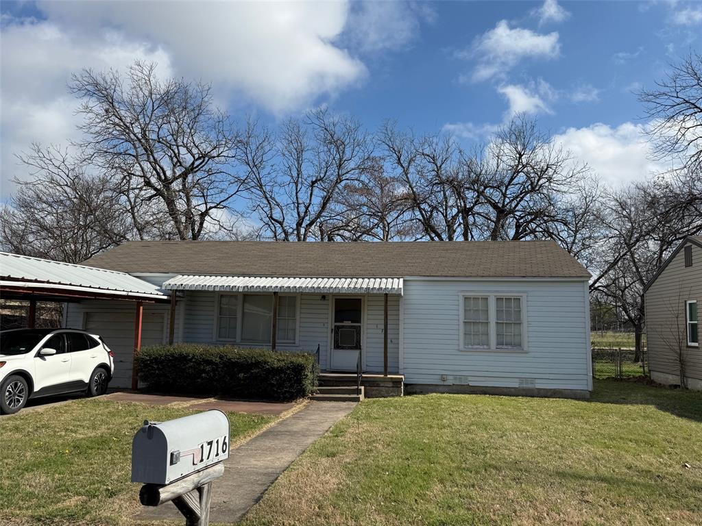 1716 Sheppard Street Waco, TX 76711 - Photo 13 of 13 a view of a house with backyard and sitting area