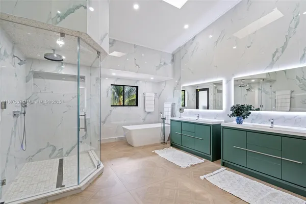 a outdoor living space with furniture