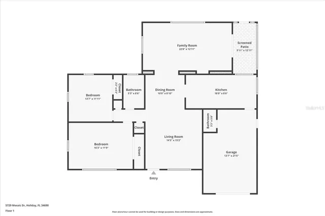 $225,000 | 5729 Mosaic Drive, Holiday, FL 34690