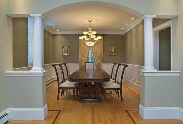 151 Bellingham Road Brookline, MA 02467 - Photo 5 of 14 a view of a dining room with furniture and wooden floor