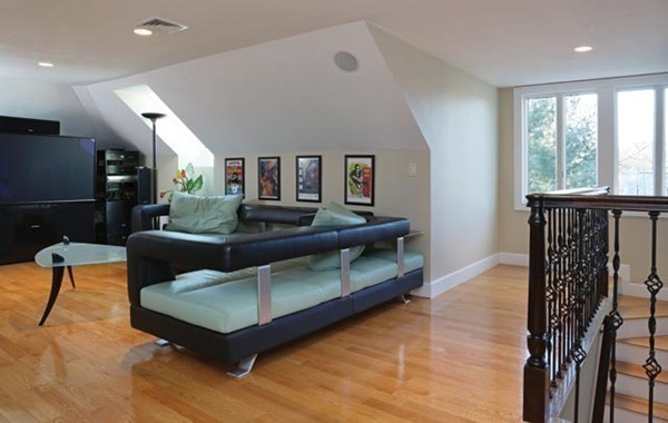 151 Bellingham Road Brookline, MA 02467 - Photo 10 of 14 a living room with furniture and a wooden floor